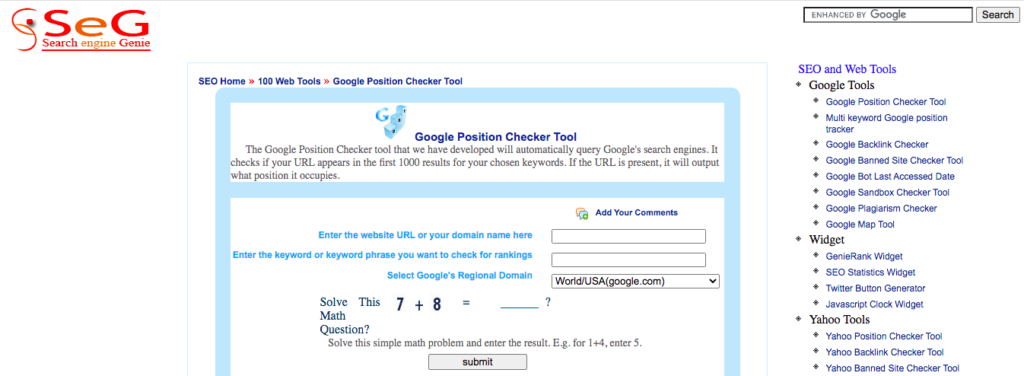 Google-rank-checker